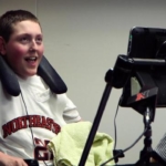 A teenager who can’t speak finally sounds like himself