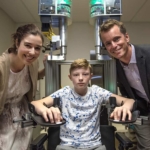 Robotic device aids research for children with brain injury