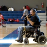 Shooting action sports photography as a quadriplegic