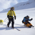 Swedish adventurer reaches south pole in sit ski