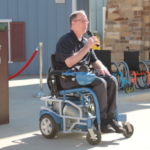 Air powered, waterproof wheelchair makes splash park ultra-accessible