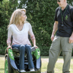 Leaning into the Ogo – seated Segway